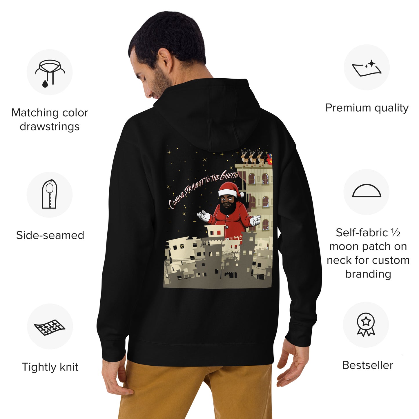 Ghetto Santa Hoodie